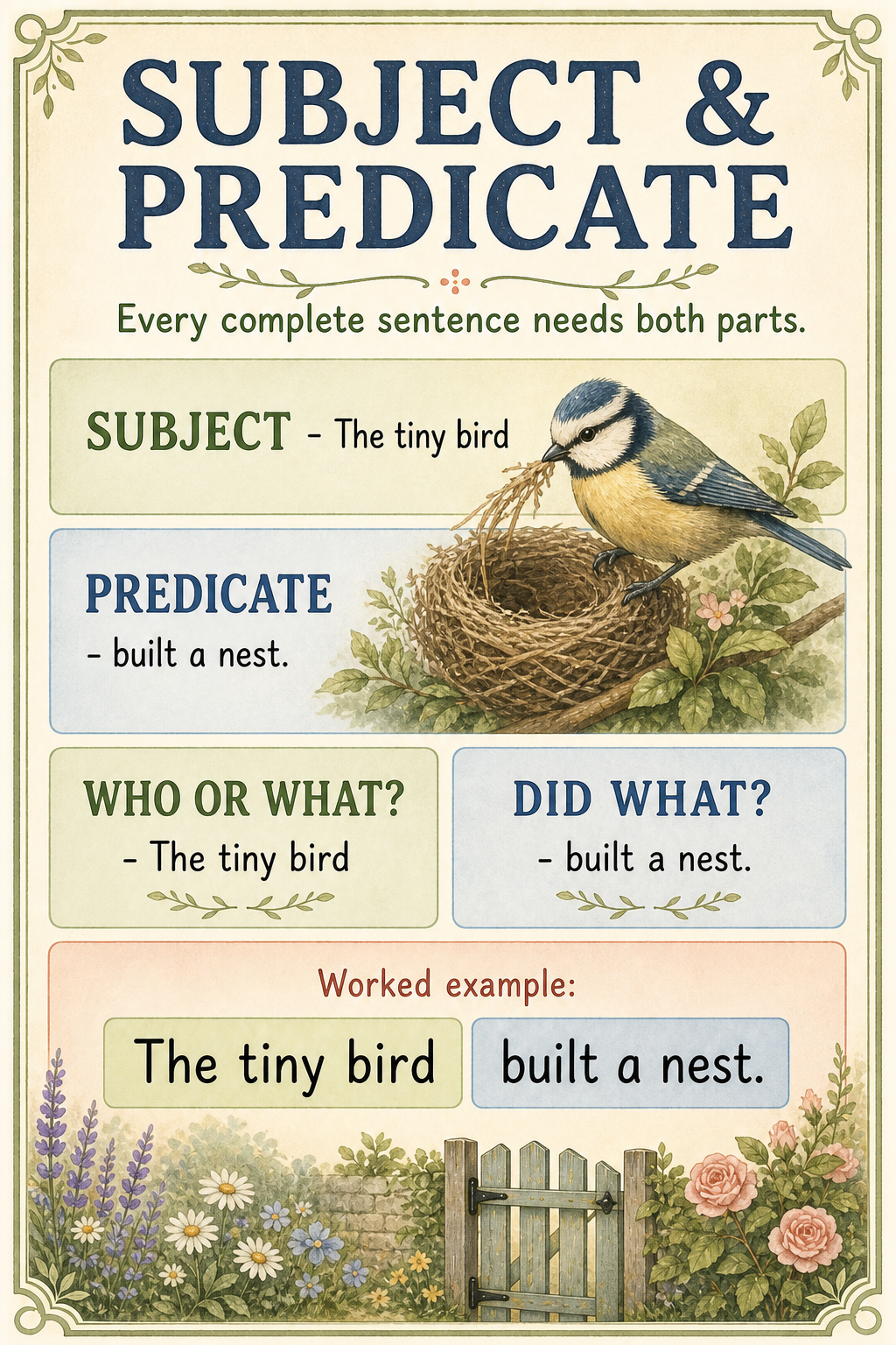 Subject and Predicate